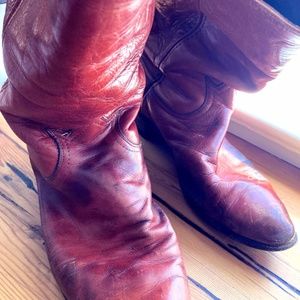 Mens Mid 1970's Frye Western Boots-  REAL vintage